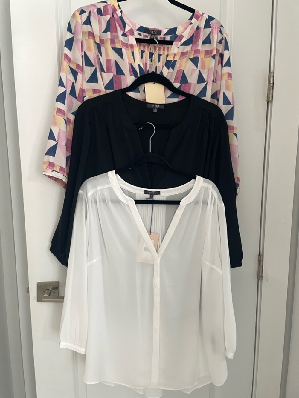 3 NWT Tops! NYDJ  Pintuck Blouse Casual Office Spring Summer NEW Plus Size.  17